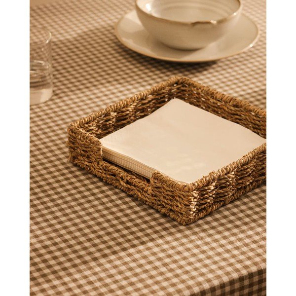 Iš jūržolės servetėlių laikiklis Tossa – Kave Home-image-1