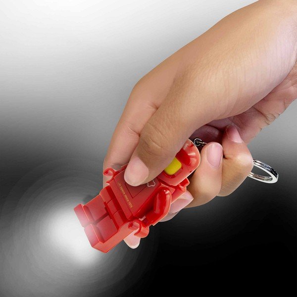 Raktų pakabukas su žibintuvėliu raudonos spalvos Spaceman – LEGO®-image-1