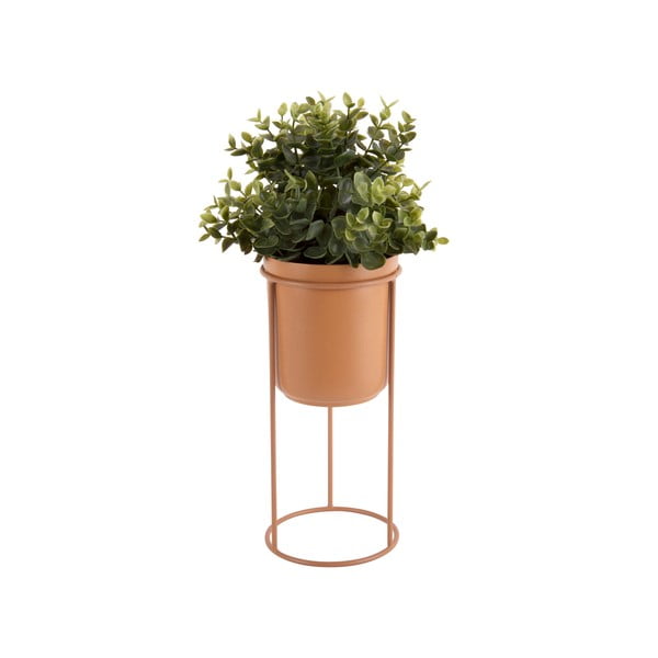 Karamelinės rudos spalvos metalinis grindų vazonas PT LIVING Tub, aukštis 32 cm-image-2