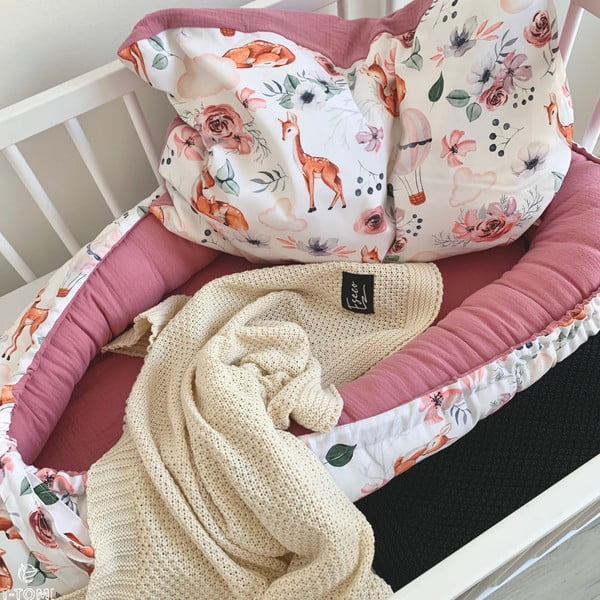 Medvilninis gultas kūdikiui ESECO Nature-image-1