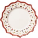 Balta ir raudona porcelianinė kalėdinė lėkštė Toy´s Delight Villeroy&Boch, ø 29 cm
