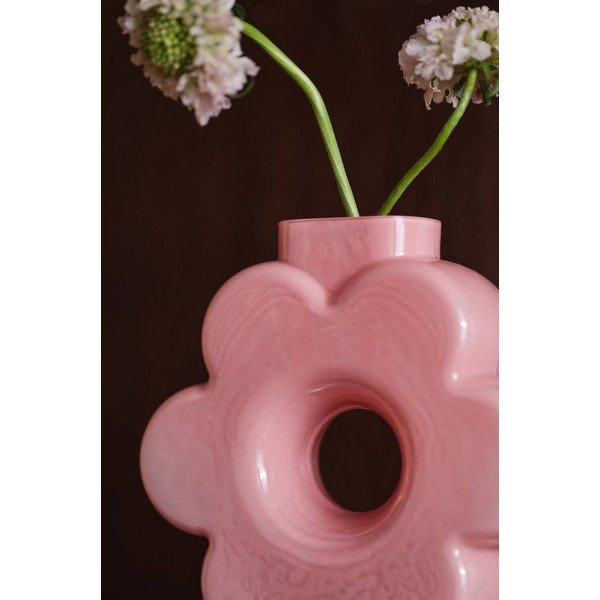 Rožinės spalvos vaza (aukštis 22 cm) Blomstra – Jotex-image-1