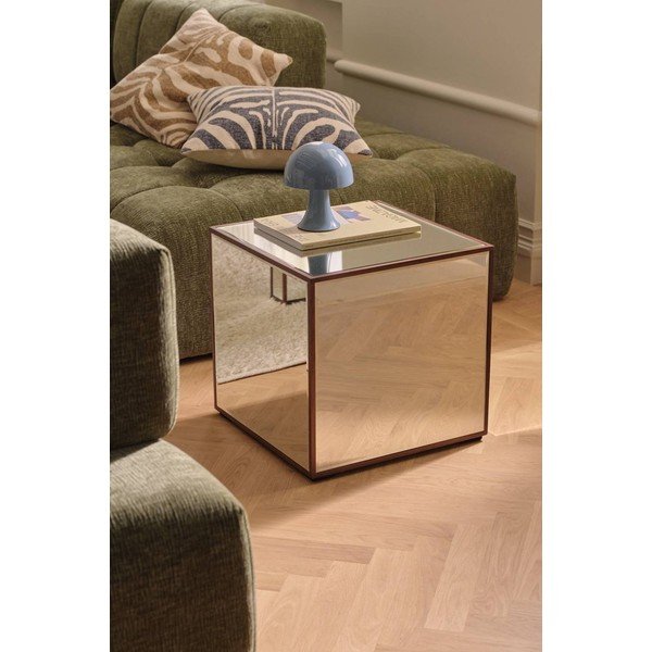 Šoninis stalas su stikliniu stalviršiu 45x45 cm Everyday – Ellos Home-image-1