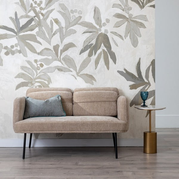 Smėlio spalvos iš šenilinio audinio sofa 127 cm Bind – Ixia-image-4