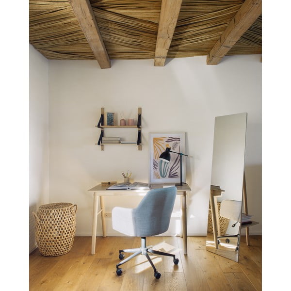 Šviesiai pilka biuro kėdė Kave Home Madina-image-1