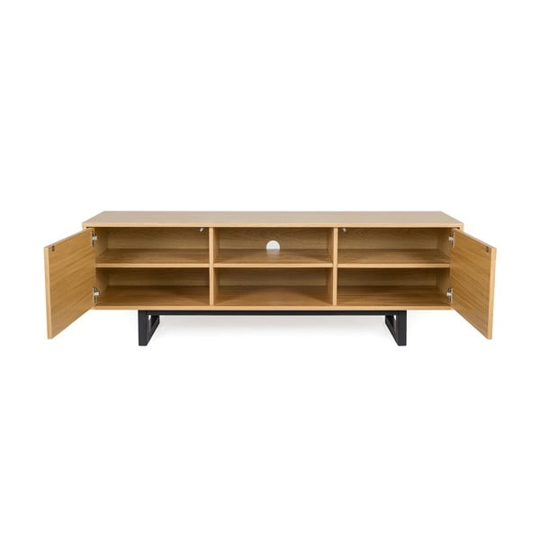 Ąžuolinis TV staliukas Woodman Camden Herringbone-image-3