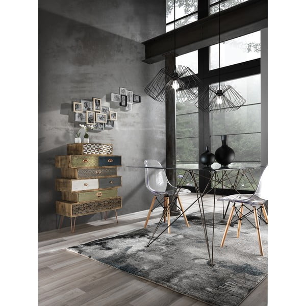 Juodas pakabinamas šviestuvas Tomasucci Cage-image-2