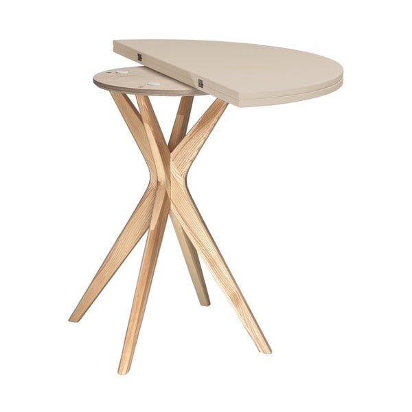 Apvalios formos prailginamas valgomojo stalas 45x90 cm Jubi – Ragaba-image-3