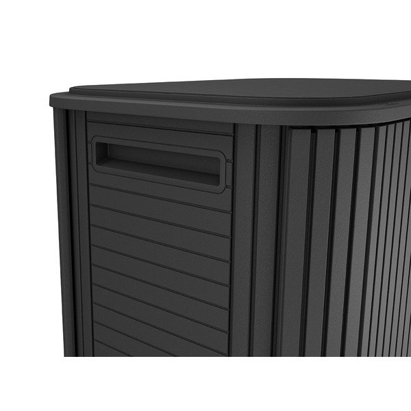 Pilkos spalvos iš plastiko sodo daiktadėžė Velo – Keter-image-4