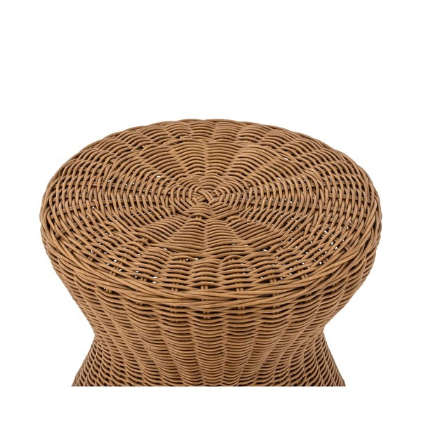 Iš dirbtinio rotango apvalios formos sodo šoninis staliukas ø 53 cm Roccas – Bloomingville-image-1