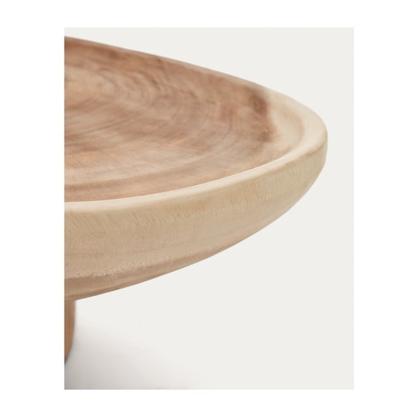 Kavos staliukas iš masyvios munggur medienos natūralios spalvos 50x90 cm Mosi – Kave Home-image-3