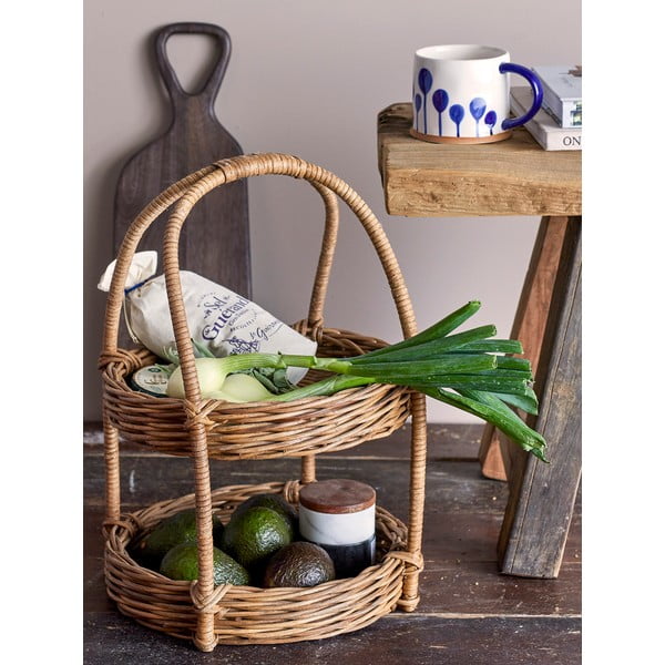 Baltos spalvos/mėlynos spalvos iš akmens masės puodeliai 3 vnt. 450 ml Linora – Bloomingville-image-3