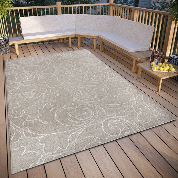 Lauko kilimas smėlio spalvos 77x150 cm Elina Beige – Hanse Home-image-1