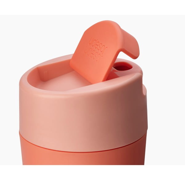 Kelioninis puodelis (ne termo) oranžinės spalvos 450 ml Sipp – Joseph Joseph-image-4