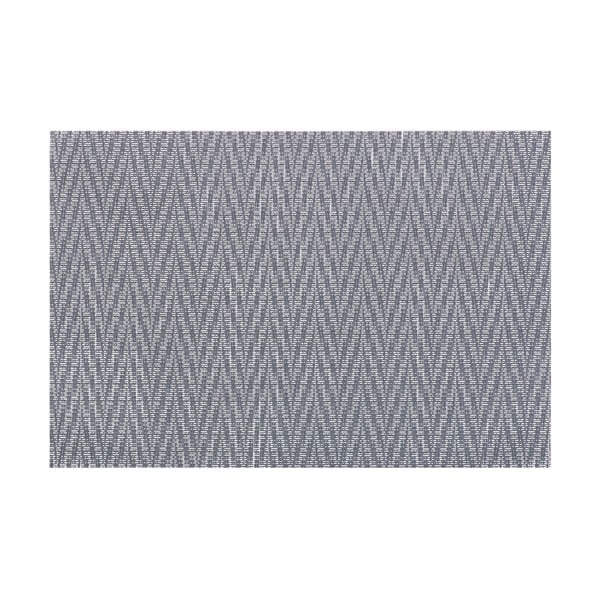 Tiseco Home Studio Ševroninis pilkas kilimėlis, 45 x 30 cm