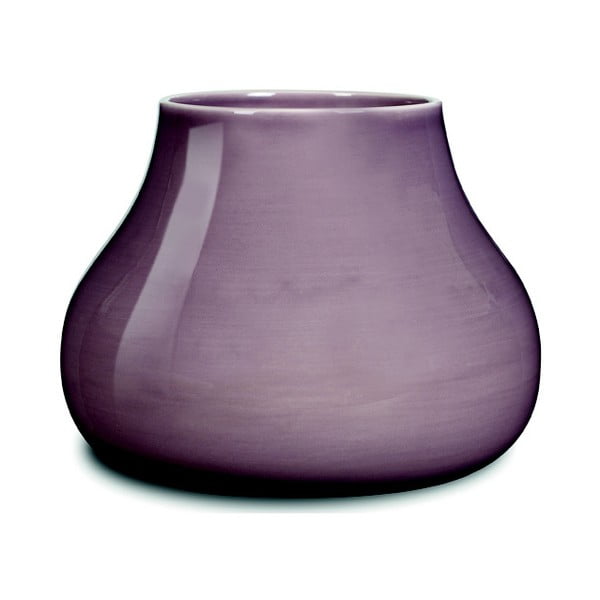 Tamsiai rausvos spalvos keramikos vaza "Kähler Design Botanica", aukštis 7 cm