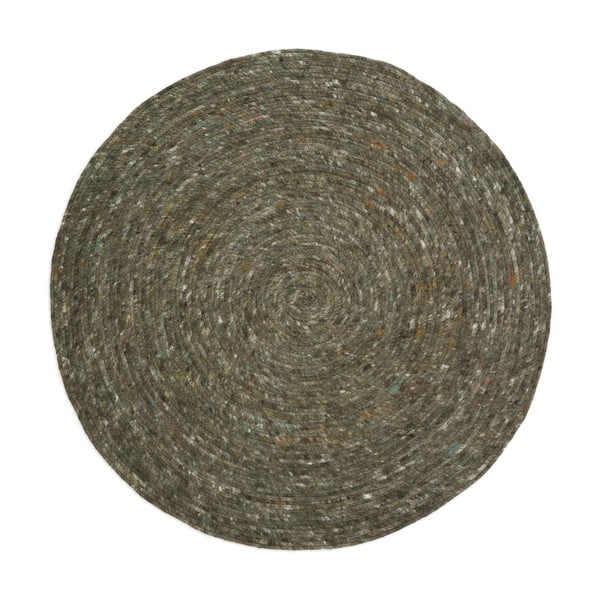 Vaikiškas kilimas khaki spalvos ø 110 cm Neethu Olive – Nattiot