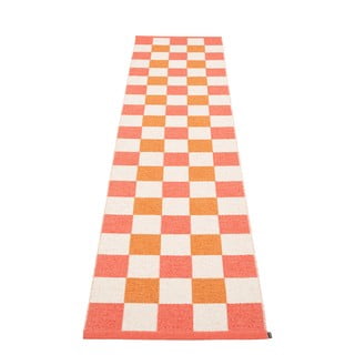Rausvos spalvos/oranžinės spalvos lauko kilimas 70x300 cm Pix Flamingo – Pappelina