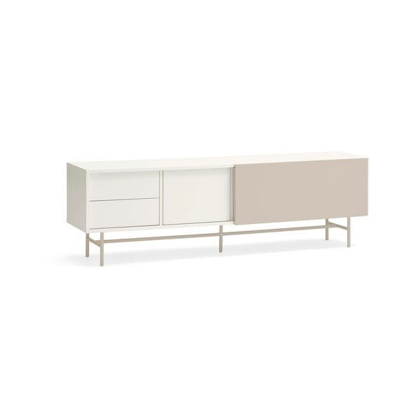 TV spintelė smėlio spalvos/kreminės spalvos 180x56 cm Nube – Teulat-image-2