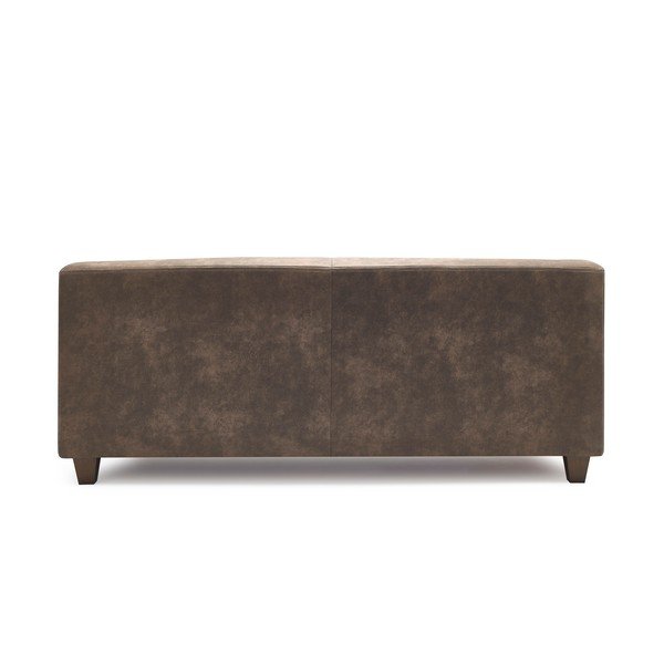 Tamsiai ruda trivietė sofa Bobochic Paris Django Preston-image-4