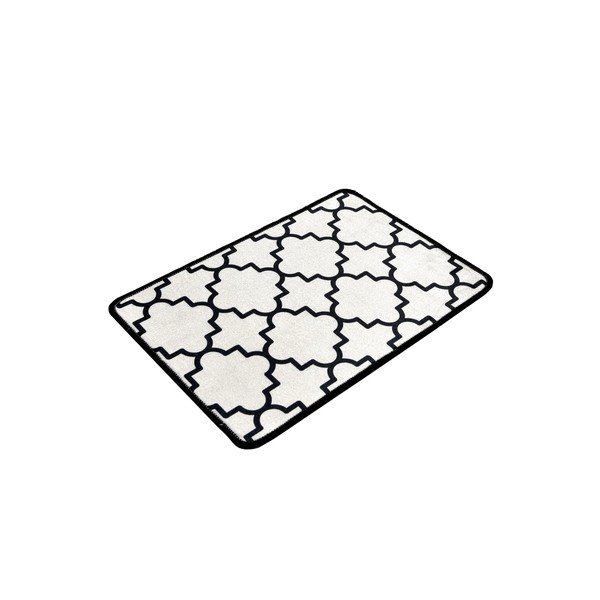 Juodos spalvos/smėlio spalvos vonios kilimėlis 40x60 cm Kupa – Foutastic
