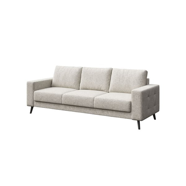 Sofa kreminės spalvos 233 cm Fynn – Ghado-image-2
