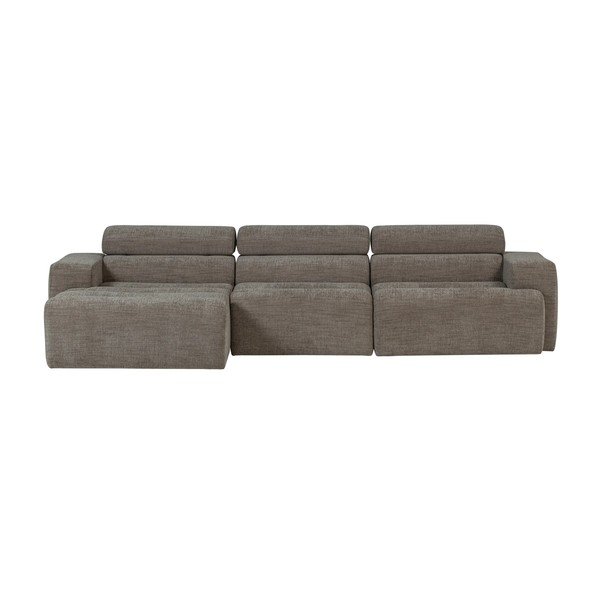 Pilkos spalvos reguliuojama kampinė sofa (su kairiuoju kampu/su gultu) Novi – WOOOD-image-2