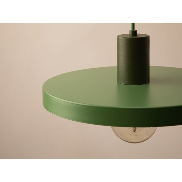 Žalios spalvos iš metalo kabantis šviestuvas ø 30 cm Ori – Micadoni -image-2