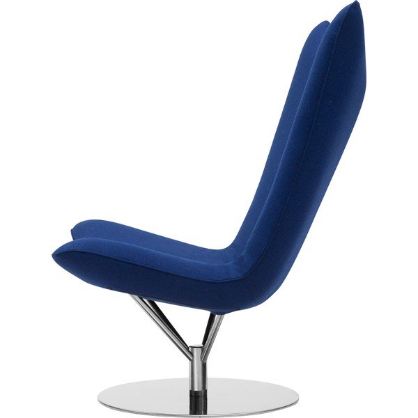 Tamsiai mėlyna sukamoji kėdė Softline Angel-image-4