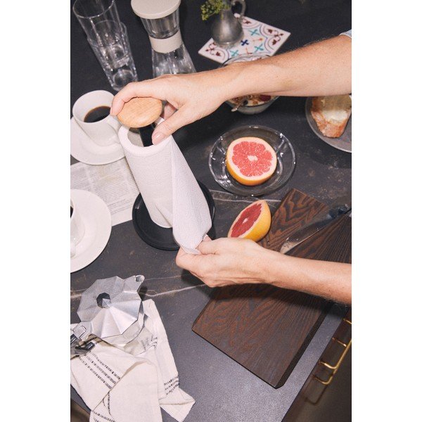 Juodos spalvos popierinio rankšluosčio stovas ø 15 cm Paper Pal – Rosendahl-image-2