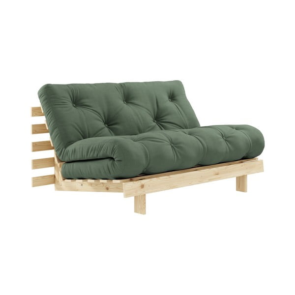 Sulankstoma sofa Karup Design Roots Raw/Olive Green