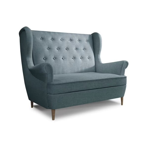 Mėlynos spalvos sofa 150 cm Aros – ELTAP