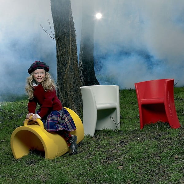 Balta daugiafunkcinė kėdė "Magis Trioli-image-1