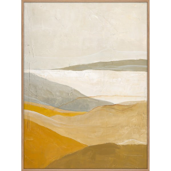 Paveikslas tapyba rankomis (tapyba) 90x120 cm Yellow Field    – Malerifabrikken