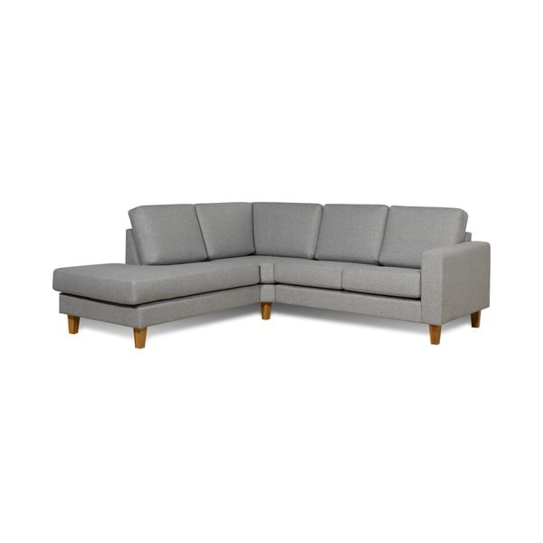 Šviesiai pilka kampinė sofa (kairysis kampas) Focus - Scandic-image-1