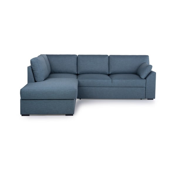Sulankstoma kampinė sofa mėlynos spalvos (su kairiuoju kampu) Janson – Scandic