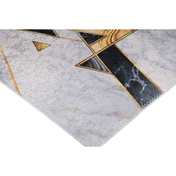 Juodai baltas plaunamas kiliminis takelis 80x200 cm - Vitaus-image-2