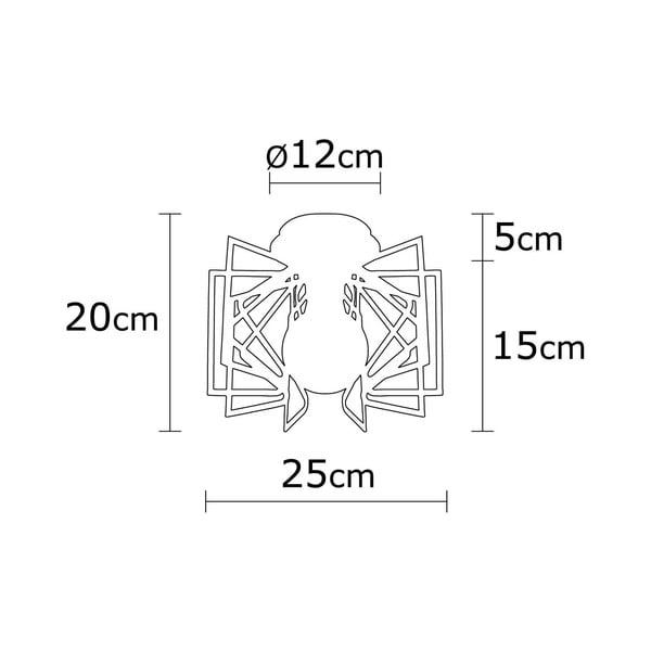 Lubinis šviestuvas juodos spalvos ø 26 cm su metaliniu gaubtu Nemrut – Opviq lights-image-2