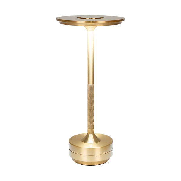 Žalvario spalvos stalinis šviestuvas LED (aukštis 28,5 cm) Lyneham – House Nordic-image-4