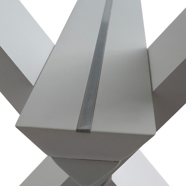 Baltas valgomojo stalas "Marckeric Selena", 160 x 90 cm-image-3