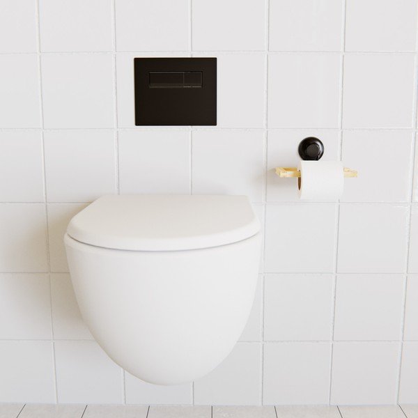 Bambukinis tualetinio popieriaus laikiklis Compactor Bestlock SPA-image-2