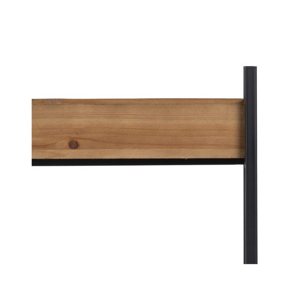 Iš metalo pastatoma lentyna juodos spalvos 85x130 cm – Ixia-image-4