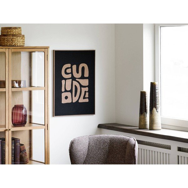 Rudos spalvos iš keramikos aukšta vaza (aukštis 39 cm) – House Nordic-image-2