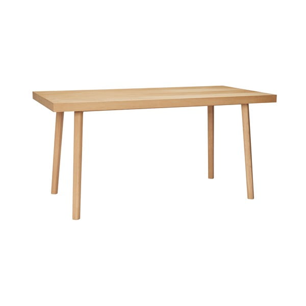 Valgomojo stalas iš ąžuolo 80x160 cm Herringbone – Hübsch