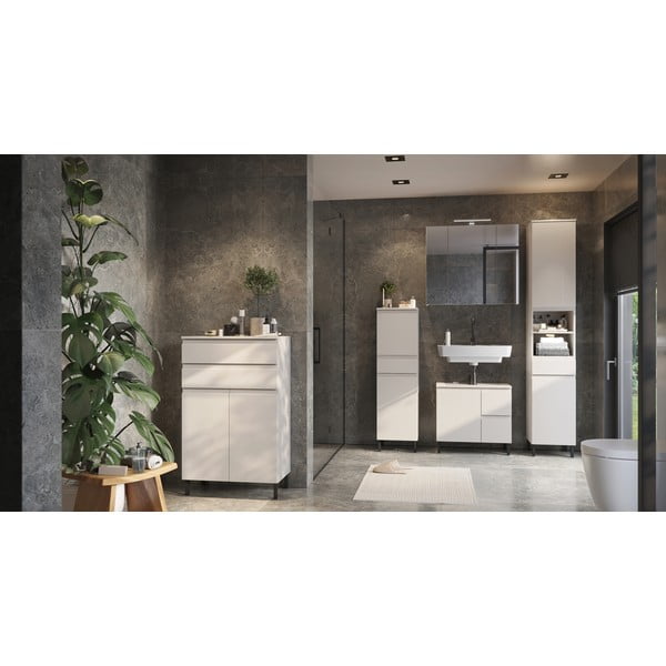 Kreminės spalvos vonios baldų komplektas Salinas – Germania-image-2