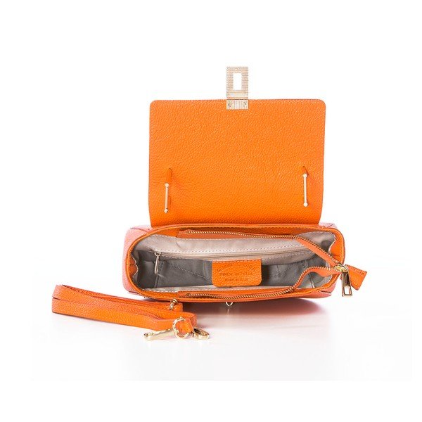 Odinė rankinė Grana Dollaro Orange-image-3