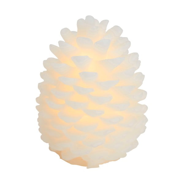 Šviečianti dekoracija baltos spalvos ø 10 cm Clara – Sirius