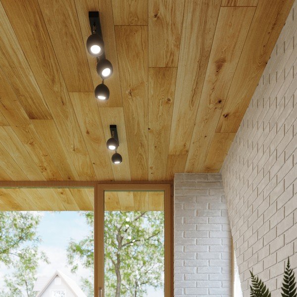 Taškinis šviestuvas juodos spalvos 25x25 cm Ollo – Sollux-image-3