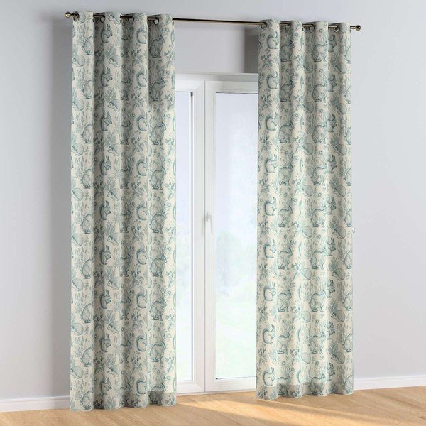 Vaikiškos užuolaidos 260x130 cm Magic - Yellow Tipi-image-1