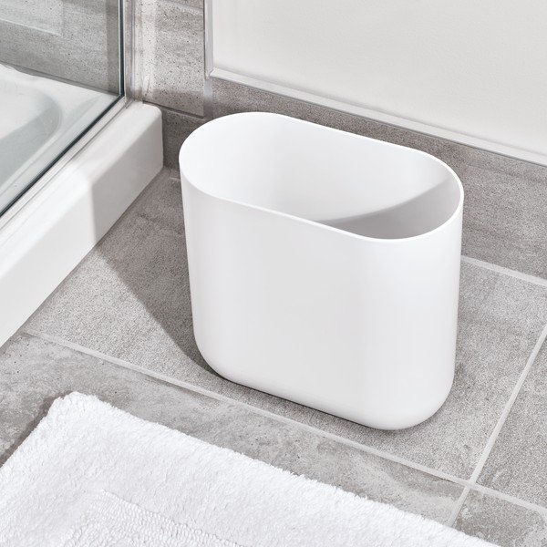 Balta šiukšlių dėžė iDesign Cade, 6,5 l-image-1